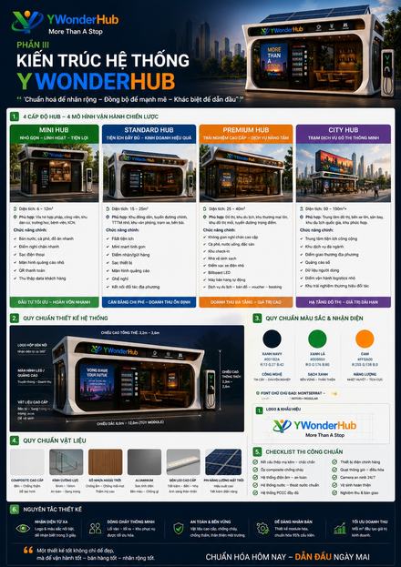 Phần III — Kiến trúc hệ thống (4 cấp Hub)
